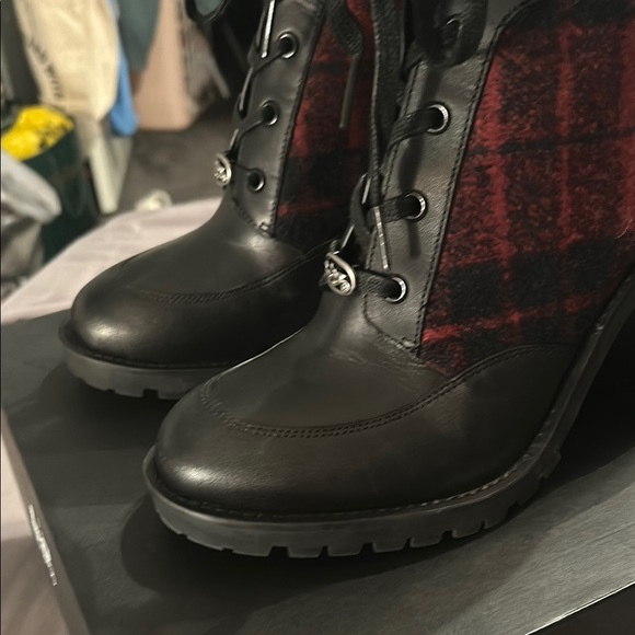 Coach Women's Black and Red Boots - Picture 5 of 10